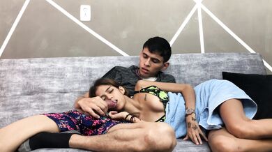 My Sexy Stepsister To Watch A Movie And I Take The Fuck Her