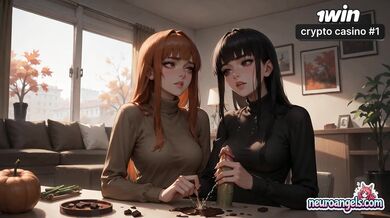 Redhead's Chocolate Spray Surrender with Uniformed Men
