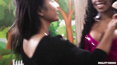 Camera Guy Takes Two - Kira Noir And Queenie Sateen