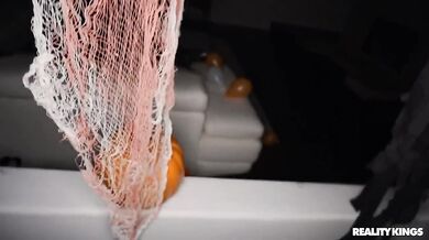 Ginger Babe Fucked In Maid Costume At Halloween
