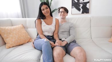 Cuck BF Watching When BBC Fucks Her Exotic GF - Maya Farrell