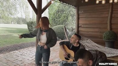 Garden Party With Redhead Fuckdoll Mina Von D - Mini Vamp