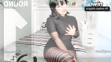 Halloween Mavis Dracula cosplay manhood hero evelotion game, ahegao faces, blowj