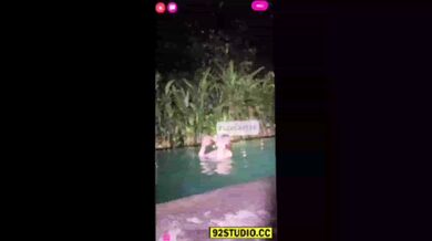 Aditi Mistry swimming pool video