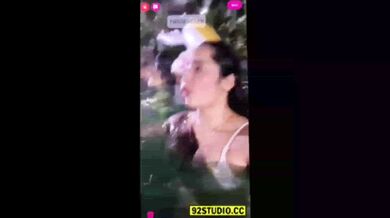 Aditi Mistry swimming pool video