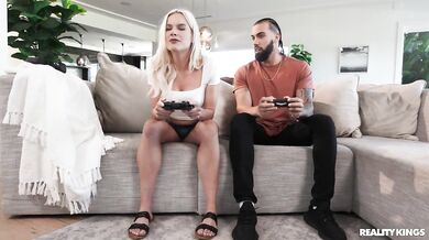 Gamer Girl Controls The Dick - Kira Noir, James Angel