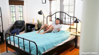 Stepsis Pranked Stepbro With Some Candy While He Was Jerking Off - Nikki Sexx