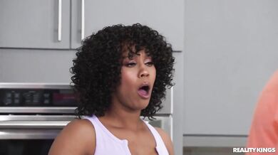 Caught With Cummy Feet - Misty Stone, Nicole Kitt , Austin Pierce