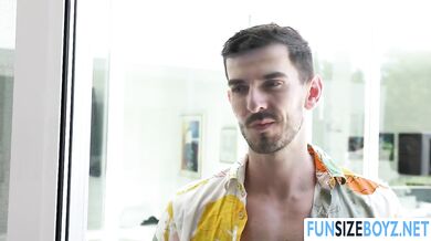 Fucking this attractive twink with my friend