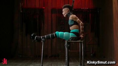 Ebony Stunner Nikki Darling In Extreme Anal Bdsm With Claire Adams