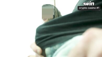 Milf BJ's a stranger's pecker in the waiting room.