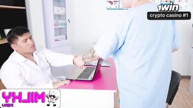 Doctor, what are you doing? La milk in your ass will cure your cold