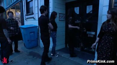 Gia DiMarco Public Bar Double Penetration With James Deen And Princess Donna Dolore