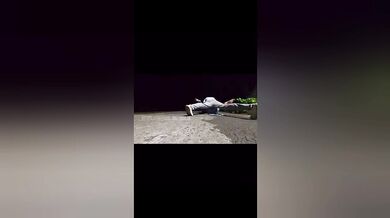 Jaslin Kaur Hard FK On Open Sky Road At Night