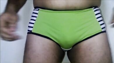 Hand job in panties