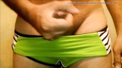 Hand job in panties