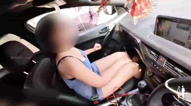 Smriti jain New Car Dare with Unknown