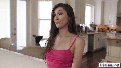 Get tired of your cock and put on a strap instead