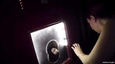 Hotwife Fucks 2 BBCs Back No Condom At Gloryhole
