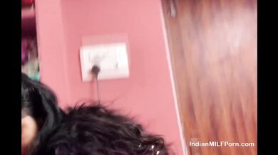 Real Indian MILF Bhabhi Engaged In Deepthroat Blowjob