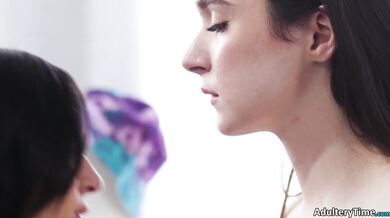 Cousins Hazel Moore And Alexa Chains Have Lesbian Sex With Steparents