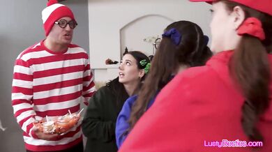 Slutty Trio Gets Caught Stealing Candy Then Gets Fucked