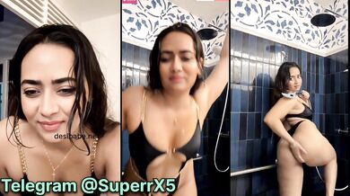 Divya Mistry Hot Exclusive Bathroom Live Show Mms Telegram @SuperrX5