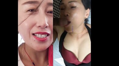 Vietnamese Mom Reaction Herfriend Blowjob