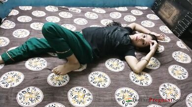 Beautiful Indian Bhabhi Heavily Pregnant Having Sex