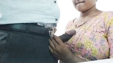 Indian College Teaching Sucking Her Colleague Big Cock MMS Scandal
