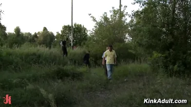 European Outdoor Gangbang Fever