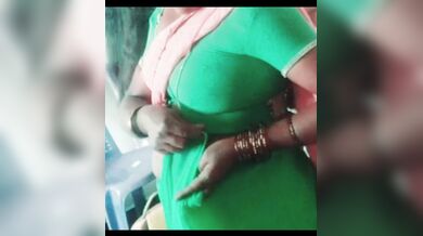 Sarada aunty saree change