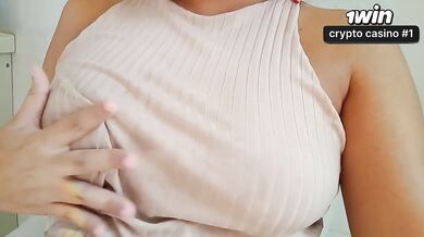 Ashley groping herself through her rosy panties (naughty sounds!!)