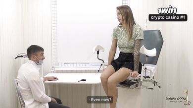 Gynecologist screws real nymphomaniac with immense beef whistle and raw vulva -