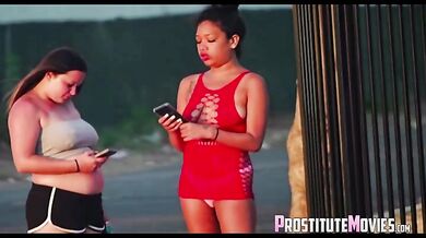 Sexy Street Hookers Strut Their Stuff