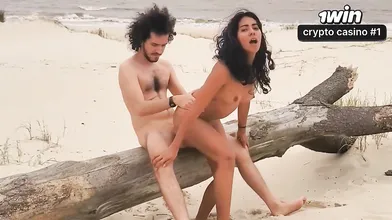 I nail a luxurious native in a public beach and jizz (part 2)