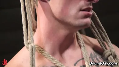 Tattooed Stud Bound and Electrified