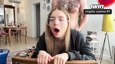 Step-sister's ripped denim and ass - magnificent XXX porn!
