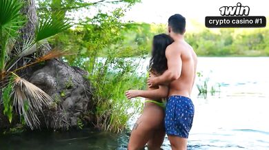 Deepthroat from a stranger in public? This Brazilian beauty would enjoy it! Caug