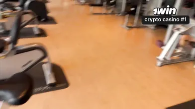 Risky public fellatio in gym after workout. I gave her my cum in the toilet.
