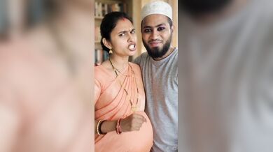 Naked Hindu Sunita Gawali Gets Destroyed by Abdur Rahman ???? Raw Interfaith Cream