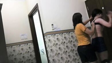Voyeur Indonesia Casting Model Changing Room And Bathroom - 20