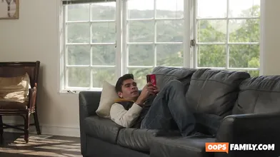 Cheating porn with a mother-in-law, stepmom, and their friend gargling balls!