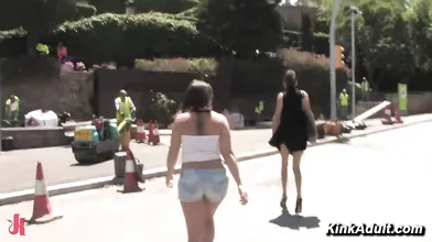 Public Disgrace Susana Abril Nude Central Square Public Fuck All Holes Steve Holmes
