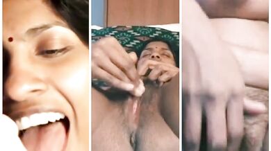 saranya hot matsurbating her big boobs