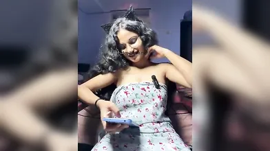 Tamil Girl Khadhija Boobs Pressing Solo