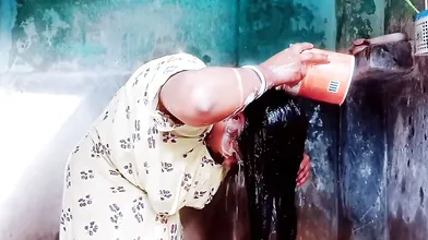 Mili Singha Bathing -Youtuber