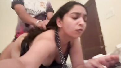 Gujarati girl ko ghodi banakar choda cousin bedroom me clip