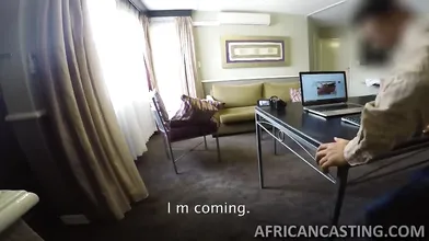 Skinny African Babe Getting Filled