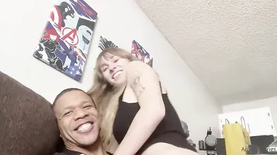 Cute Snow Bunnylpleasing Her Black Daddy